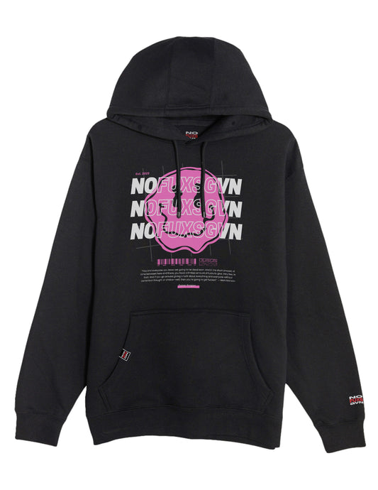 NoFuxsGvn - "Happy Face" Premium Pullover Hoodie